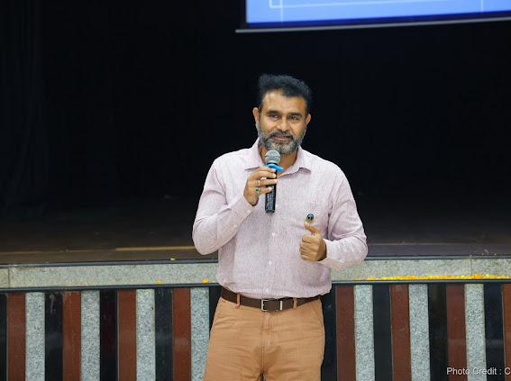 Portrait of Saumitra Mohan Joshi